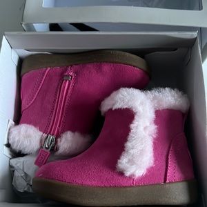 Pink baby ugg boots